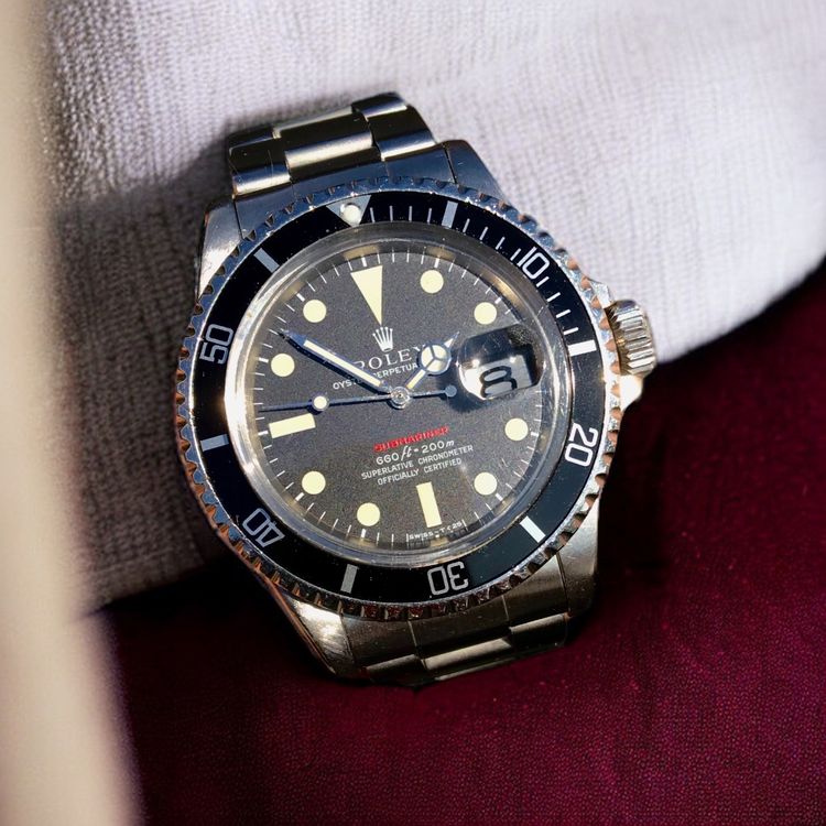 Rolex Submariner Vintage Submariner Red Ref. 1680 Patina Dial