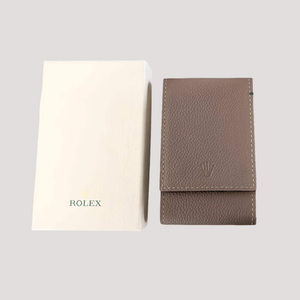 Rolex New Rare Leather Tobe color Etui/ Travel Pouch/ Case