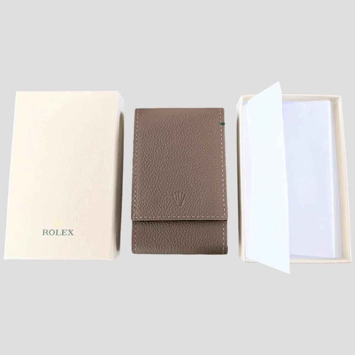 Rolex New Rare Leather Tobe color Etui/ Travel Pouch/ Case