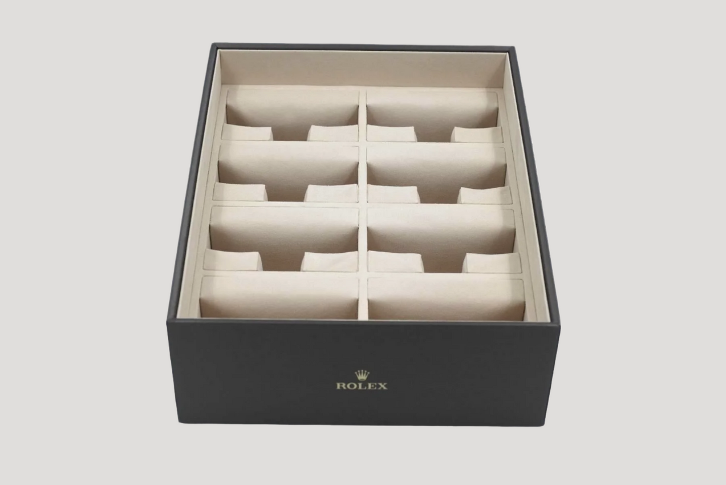 Rolex New 8 Watches Storage Box Presentation Tray Display/