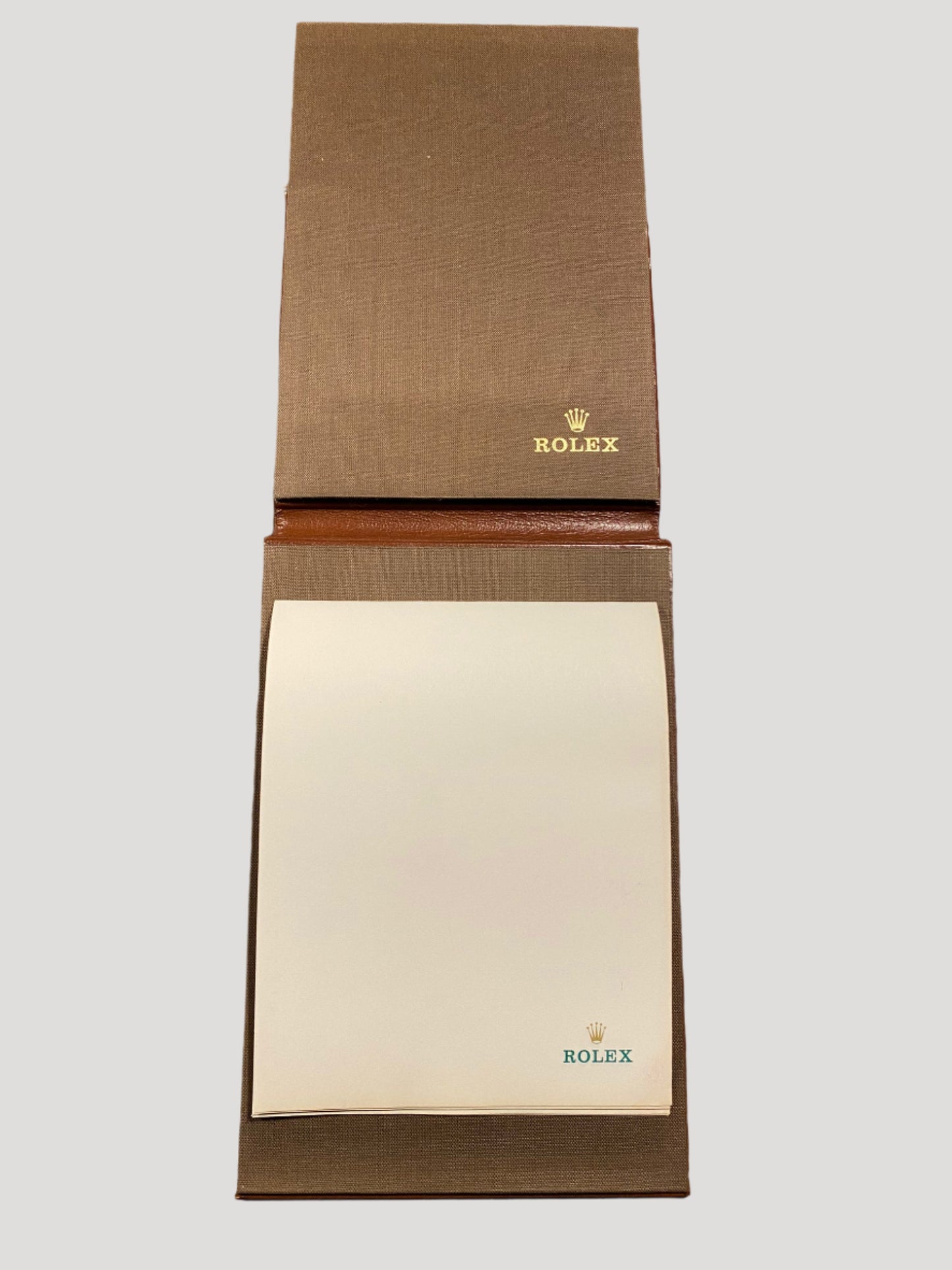 Rolex Vintage Brown Leather Agenda/ Notebook