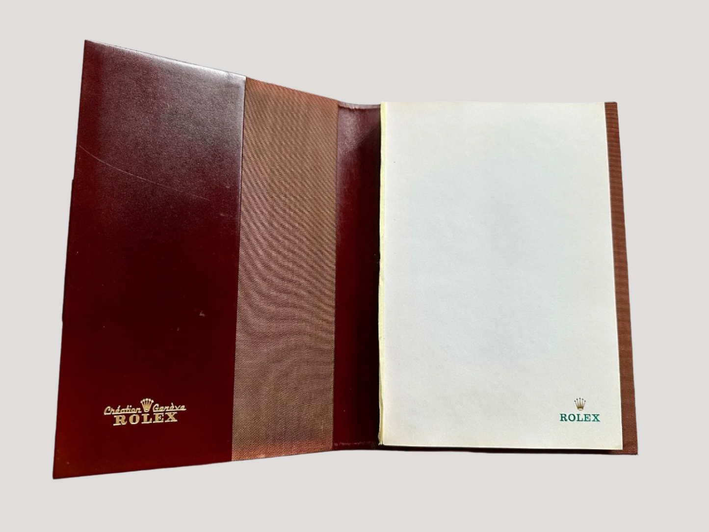 Rolex Vintage Brown Leather Agenda/ Notebook Rare