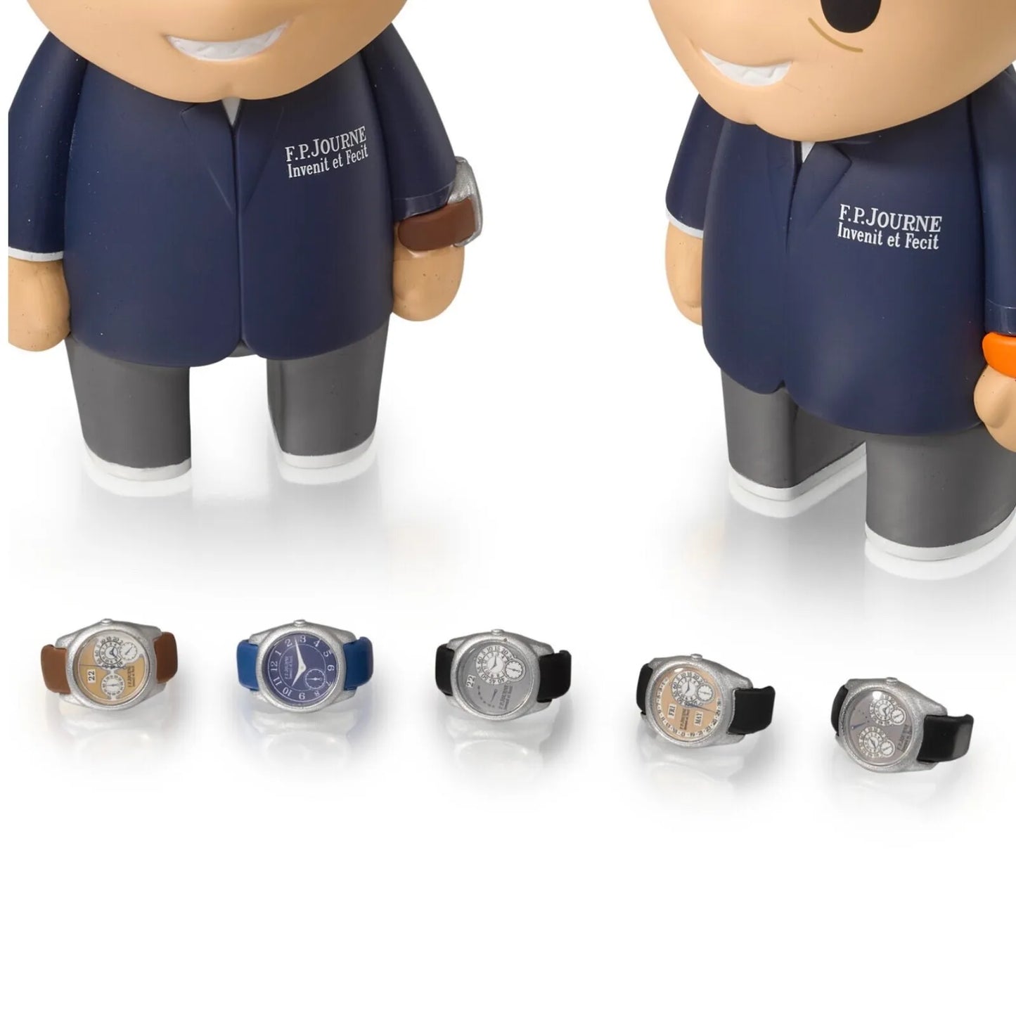 F.P.Journe Bait And F.P. Journe. Kokies Vinyl Toy Collectives Featuring F.P. Journe & 7 Toy Watches
