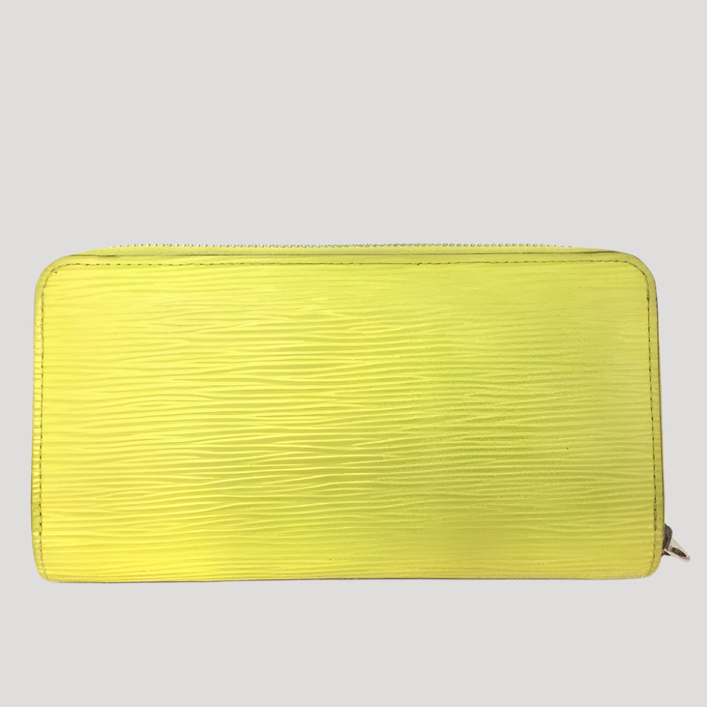 Louis Vuitton Epi pistache leather Zippy long wallet / portefeuille / purse