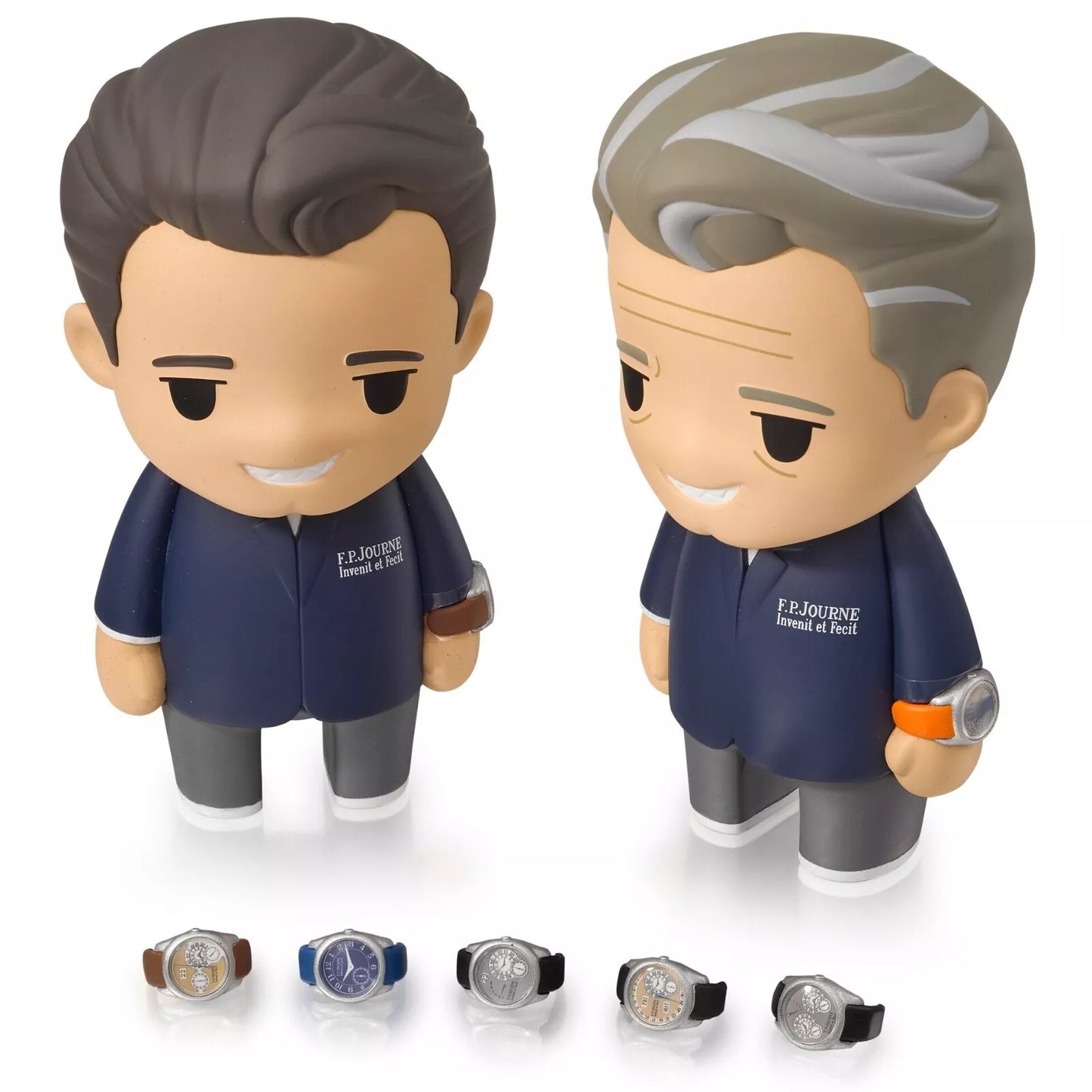 F.P.Journe Bait And F.P. Journe. Kokies Vinyl Toy Collectives Featuring F.P. Journe & 7 Toy Watches