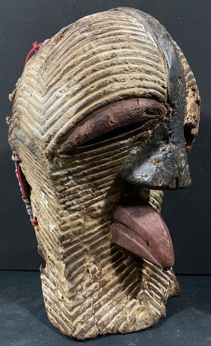 Ancient Songye Kongo Kifwebe Maske Rare