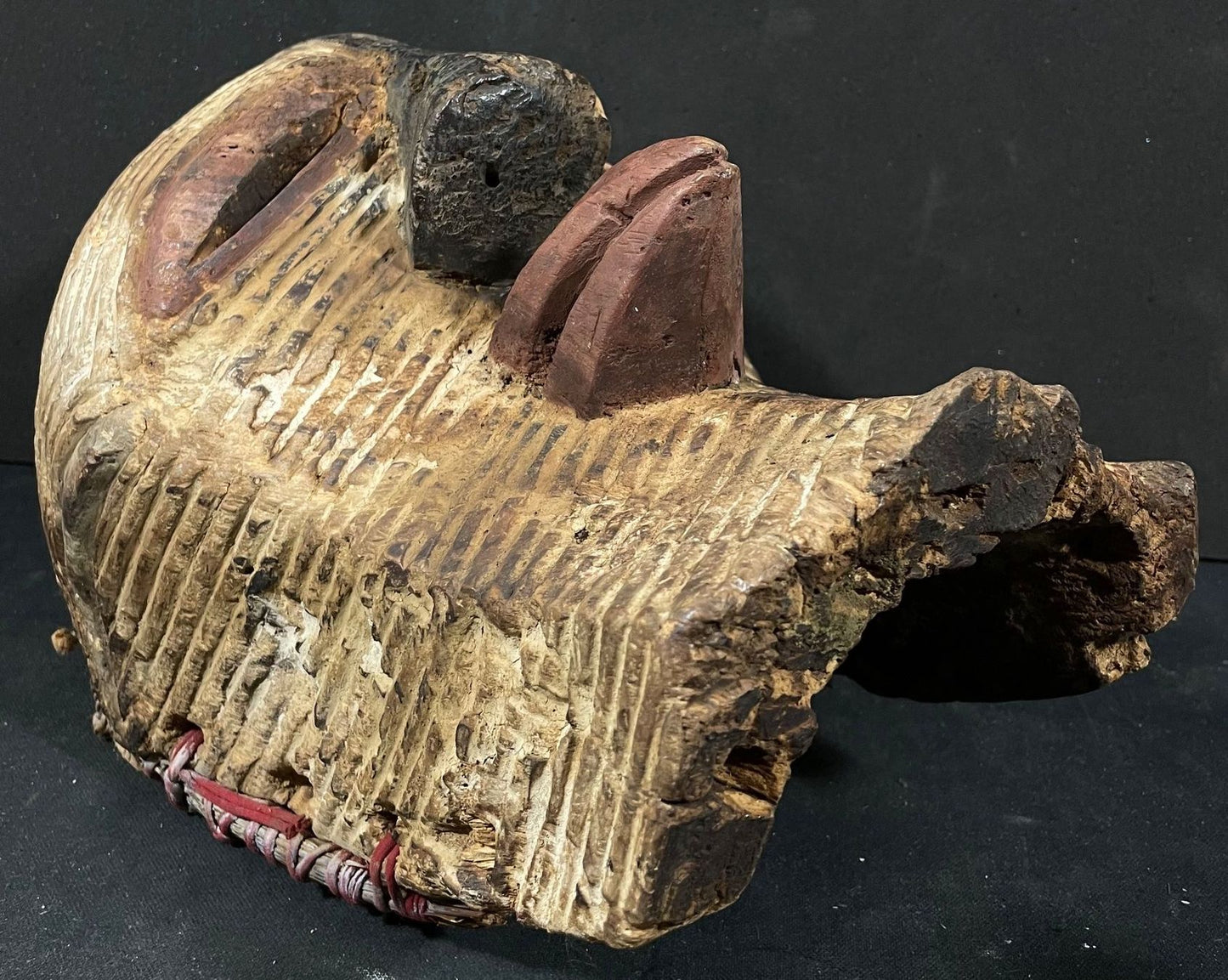 Ancient Songye Kongo Kifwebe Maske Rare