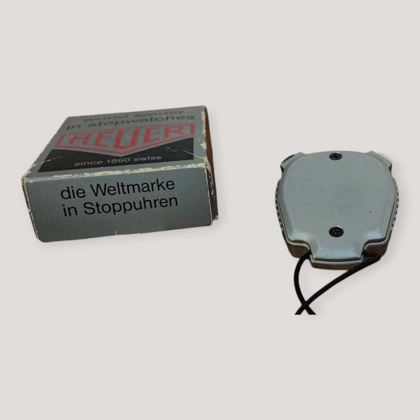 Heuer Vintage Microsplit 1000 Stopwatch Stopuhr Full Set