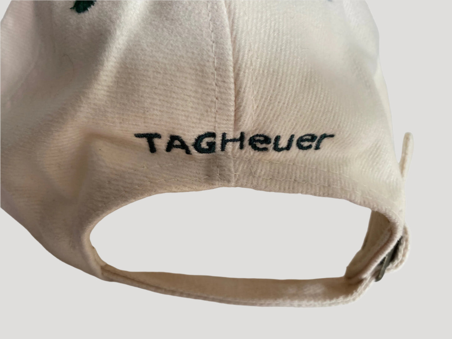 TAG Heuer New White & Green Cap/Casquette/Kappe New Adjustable Size