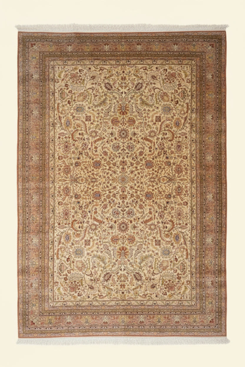tapis-kayseri-soie-fils-metal-dore-turquie-299x422, carpet, teppish