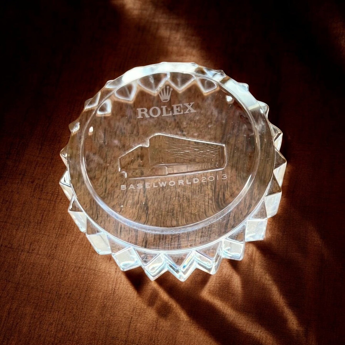 Rolex Submariner Couronne crystal Paperweight Presse Papier Baselworld  2013 New