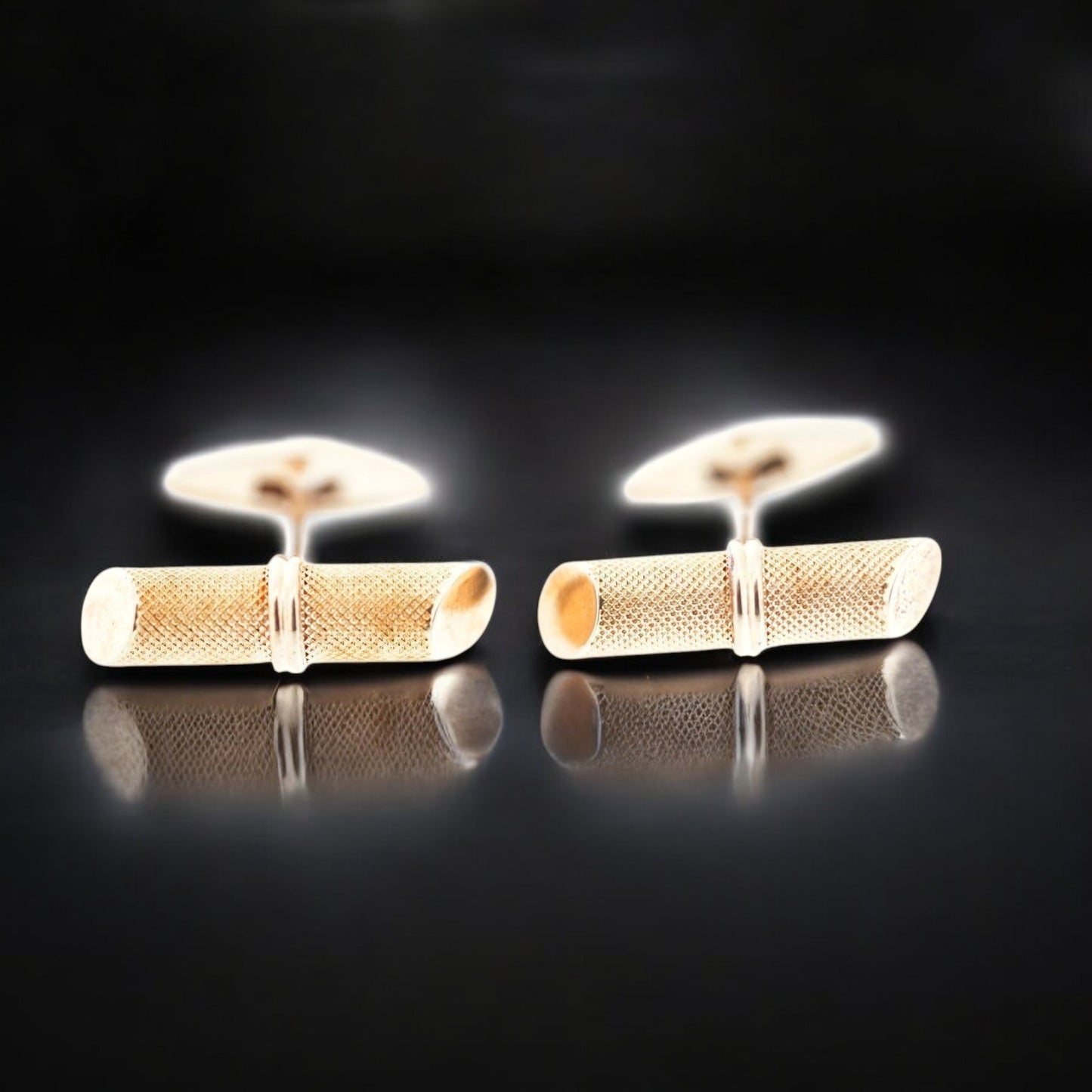 Fine 18K Gold Cufflinks / Boutons manchettes /Manschettenknöpfe