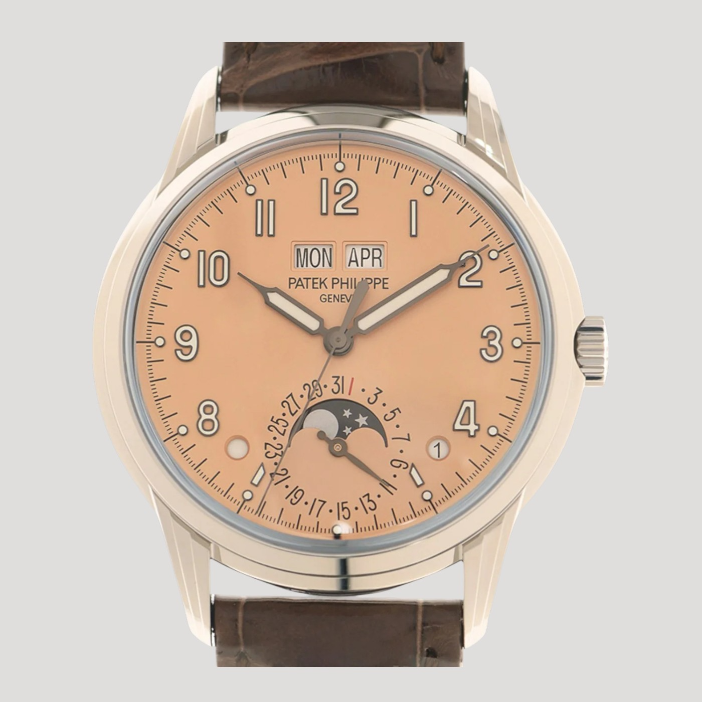 Patek Philippe Perpetual Calendar Salmon Dial Grand Complication 5320G-011 New Full Set