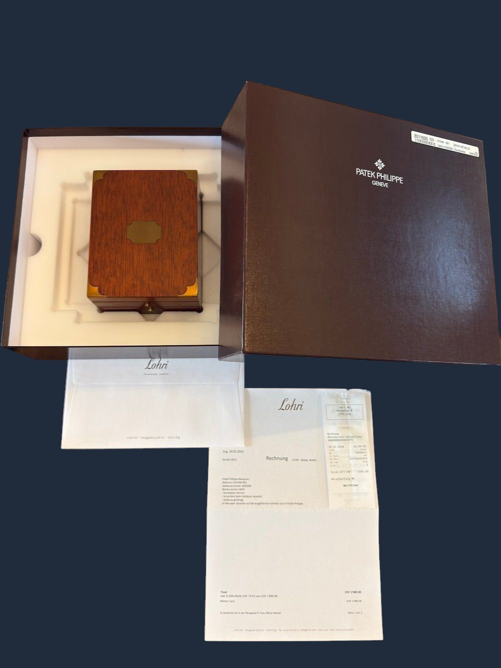 Patek Philippe Naviquartz Table Clock / Uhr / Horloge Ref. 1215HF