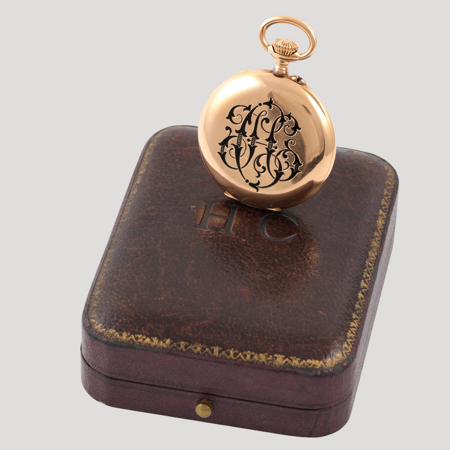 Maison Chavin Massive Rose Gold Pocket Watch, ca 1880-1890