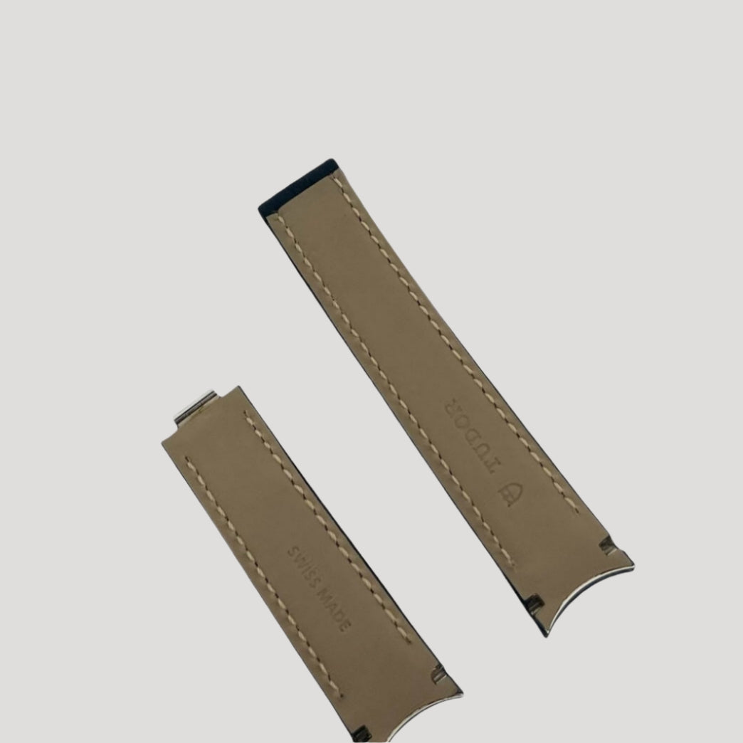 Tudor New Dark Blue Leather Strap / Bracelet / Band 20mm