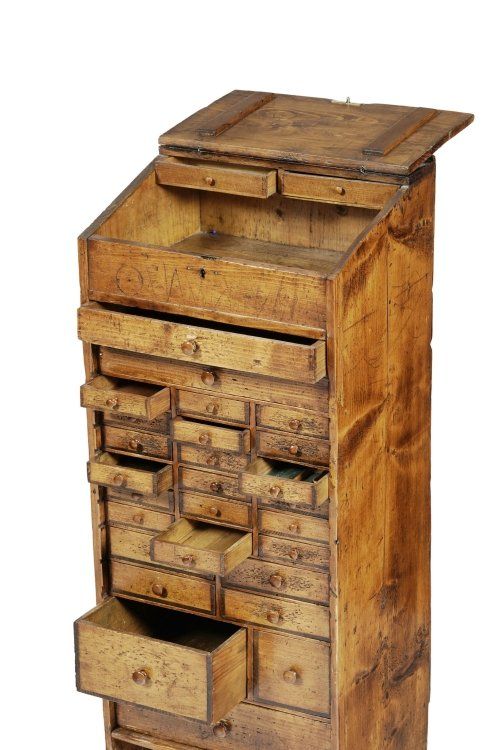 Horological Clockmaker's layette/ Uhrmacherschrank, 20. Jh.