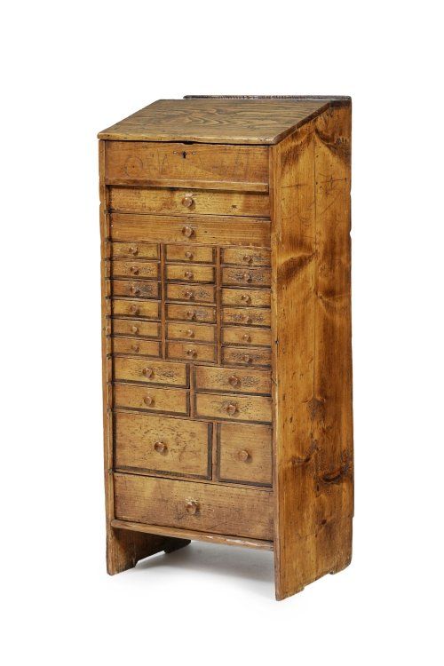Horological Clockmaker's layette/ Uhrmacherschrank, 20. Jh.