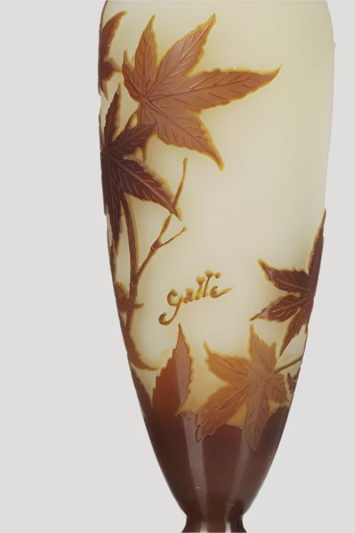 Émile Gallé (1846–1904, multi-layered glass Vase