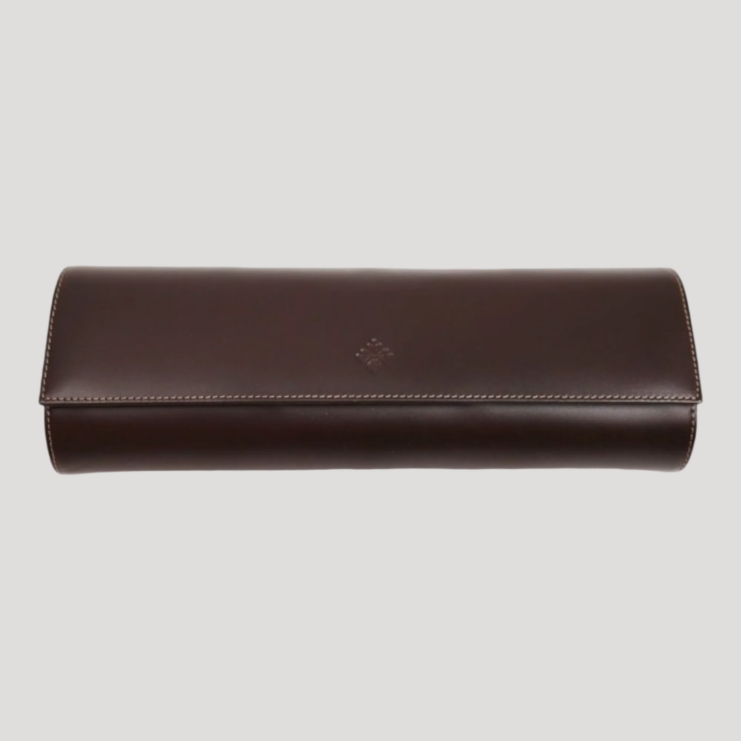 Patek Philippe Rare’ New Travel Pouch in brown leather for 4 watches