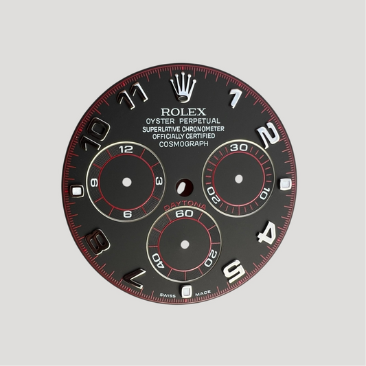 Rolex New Daytona 116509 116519 Cosmograph Black Red Dial/ Cadran/ Zifferblatt
