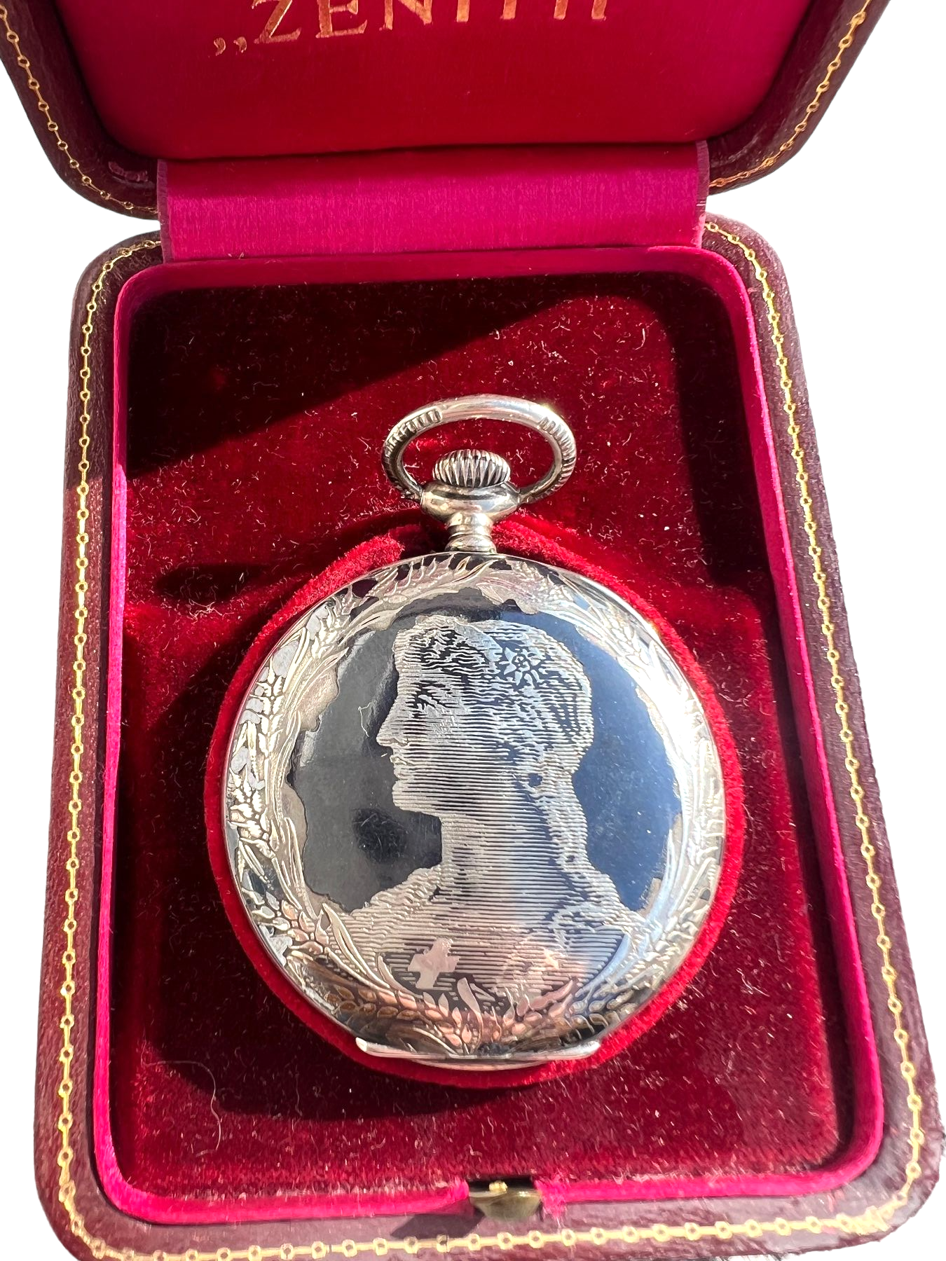 Zenith Rare Vintage Pocket Watch 1922', original box and warranty