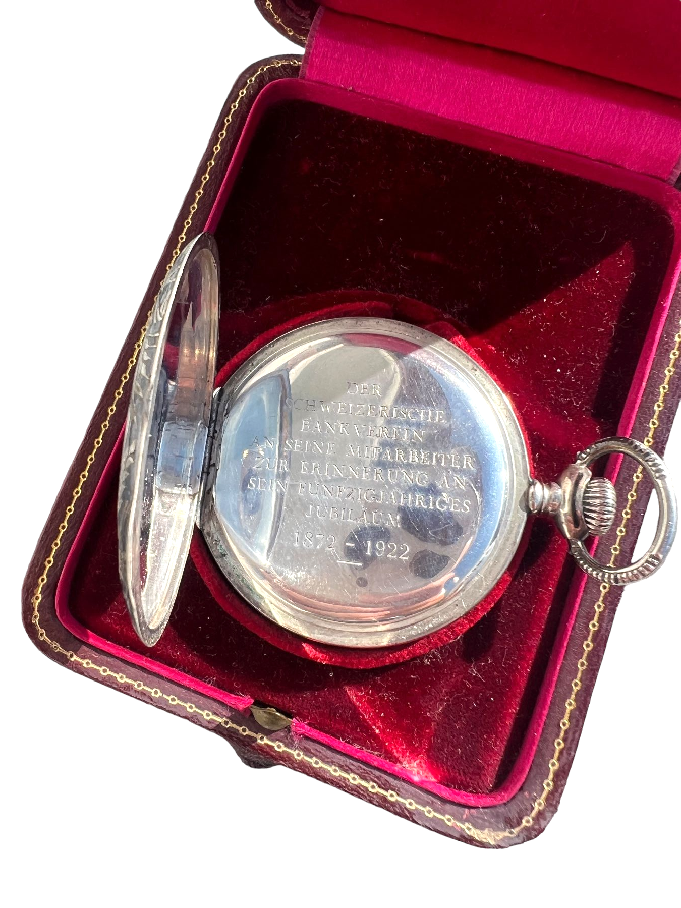 Zenith Rare Vintage Pocket Watch 1922', original box and warranty