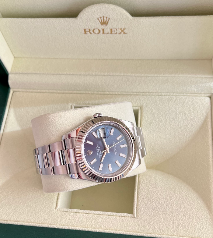 Rolex Datejust 116334 Blue Dial Full set
