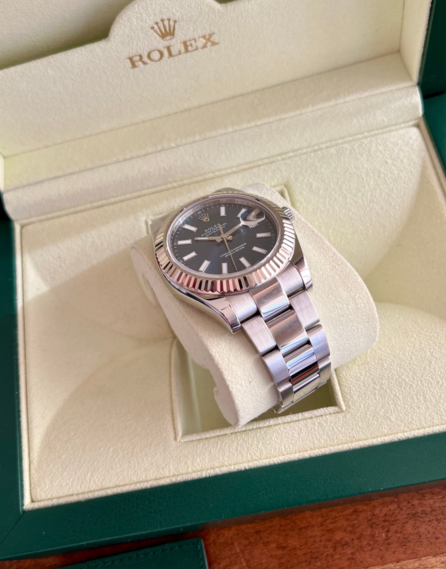 Rolex Datejust 116334 Blue Dial Full set