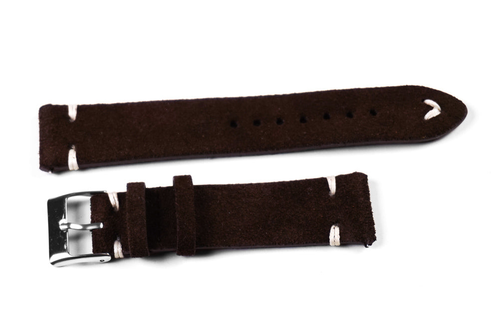 Nato Vintage Chocolate Brown Suede (16mm) NEW Band / Bracelet/ Strap