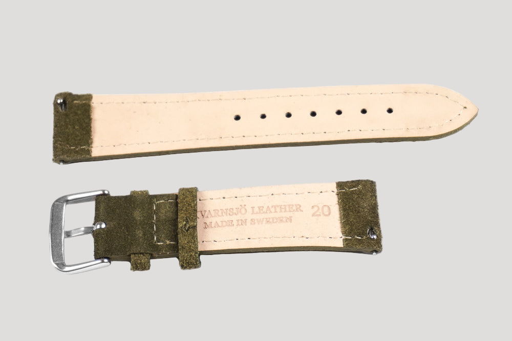 Nato Classic Suede Moss Green (18 mm) NEW Band / Strap/ Bracelet
