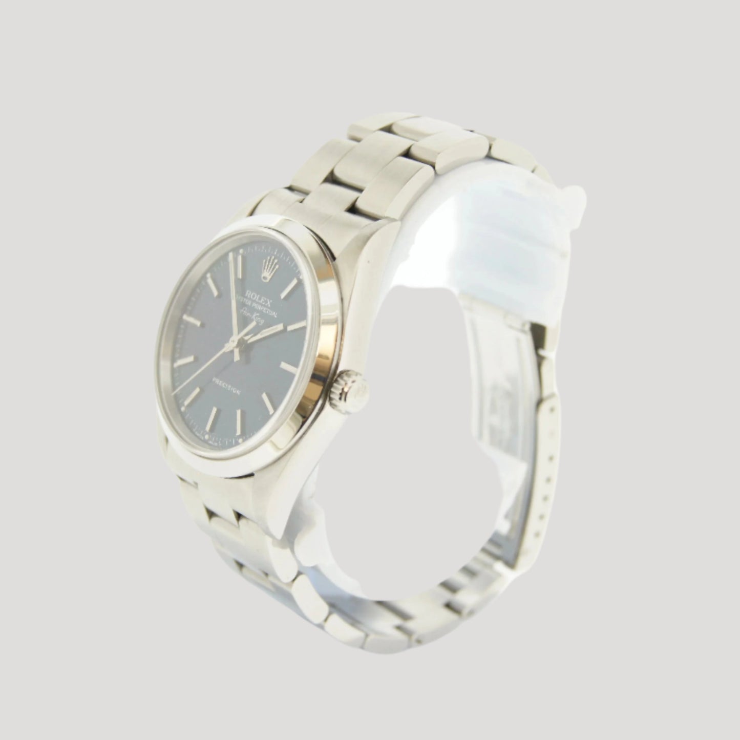 ROLEX Air-king 14000 Blue Dial Full Set