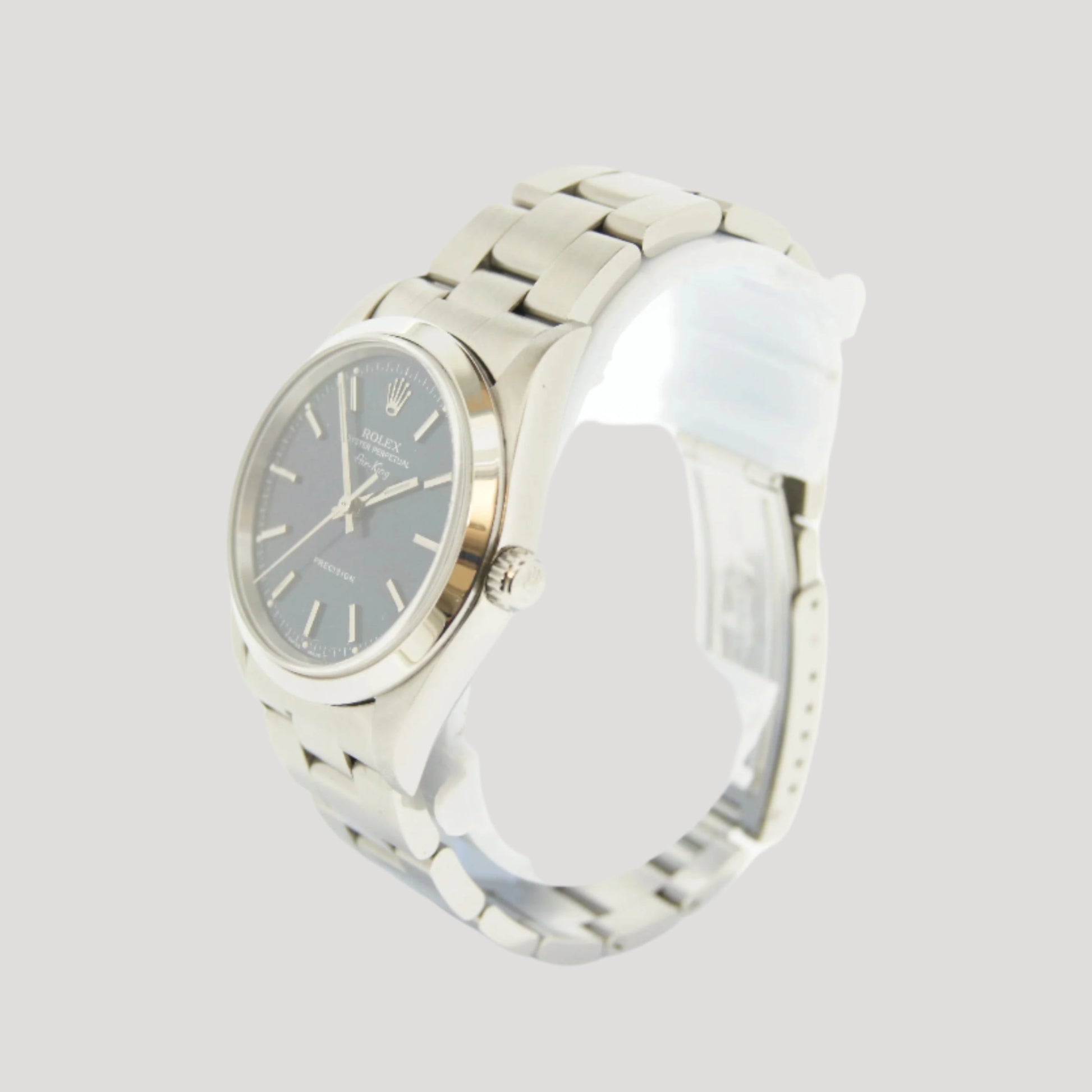 ROLEX Air-king 14000 Blue Dial Full Set
