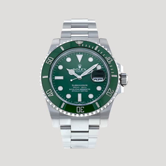 rolex Submariner Date Reference 116610LV 'Hulk' Full Set, 24ime