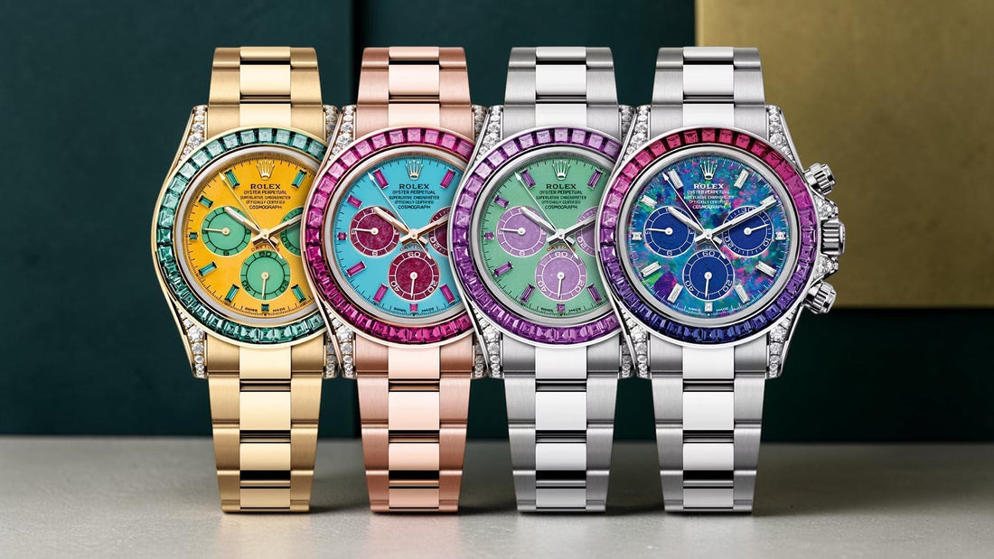 Four unique Rolex Cosmograph Daytona watches from the Four Seasons collection