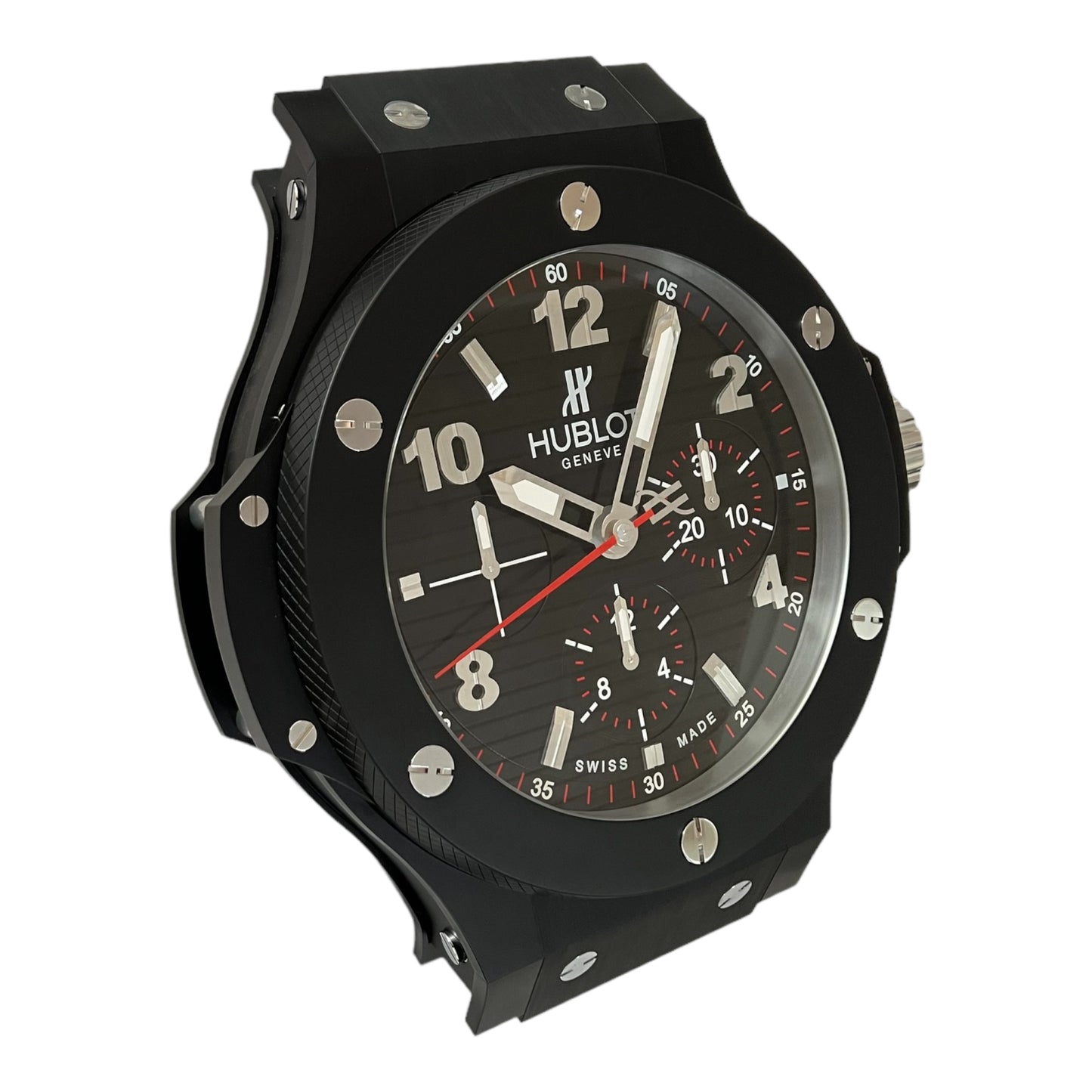 Hublot Big Bang XL Official Retailer's Wall Clock Racing Dial Rare'