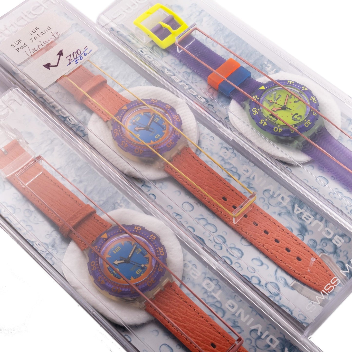 Swatch Collection Scuba 200, Aquachrono of 44 watches New Rare Discontinued