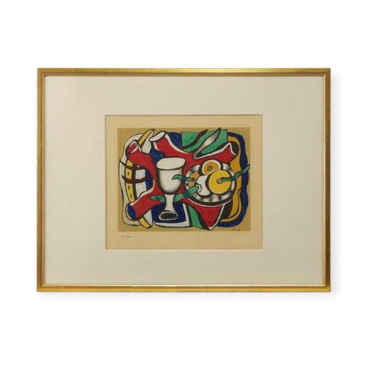 Fernand Léger (1881–1955), Lithograph 'Nature Morte au pomme', monogrammed and dated