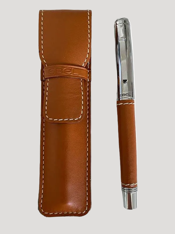 Ebel New Ballpoint Pen / Stylo /Stift in its leather pouch and outer box