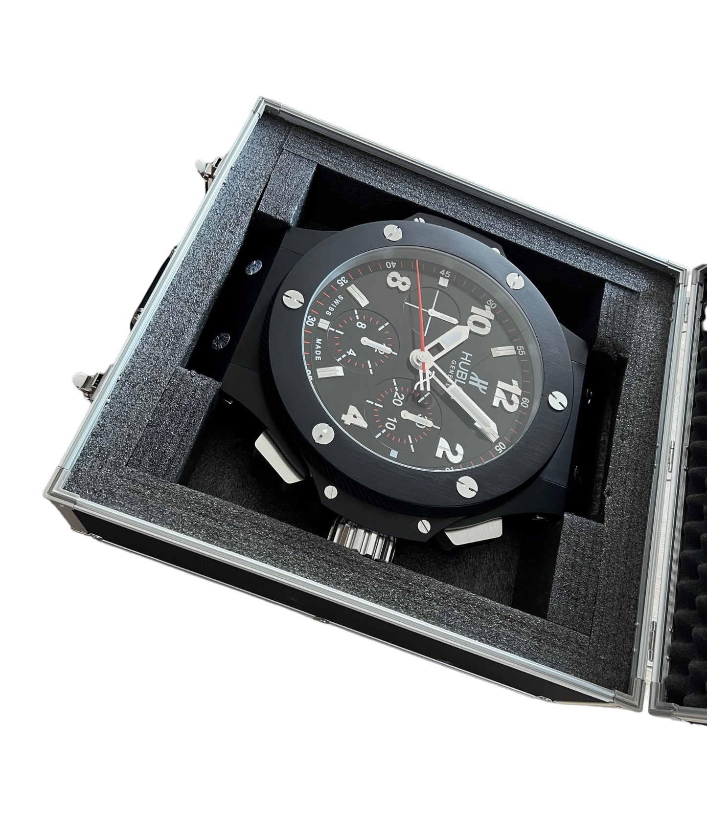 Hublot Big Bang XL Official Retailer's Wall Clock Racing Dial Rare'