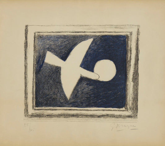 Georges Braque, Astre et Oiseau II, lithography signed and numbered 25/75