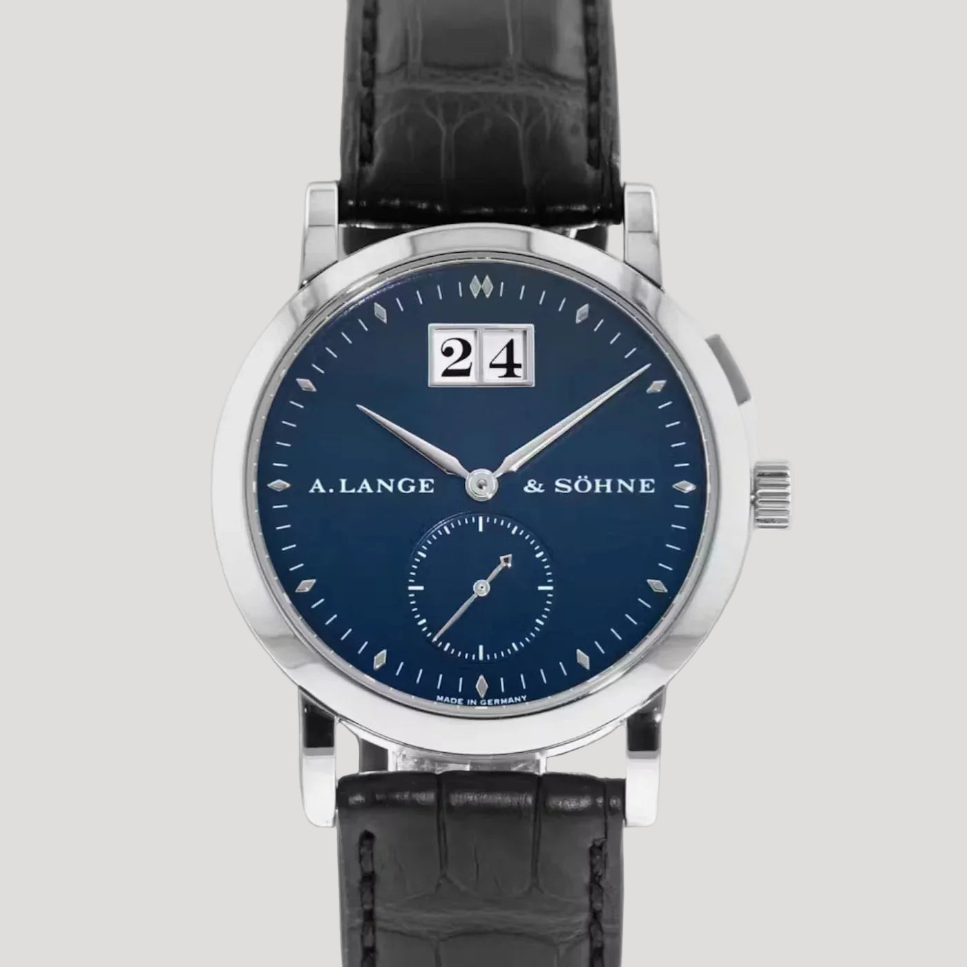 A. Lange & Söhne 18k White Gold Saxonia 105.027 Full Set