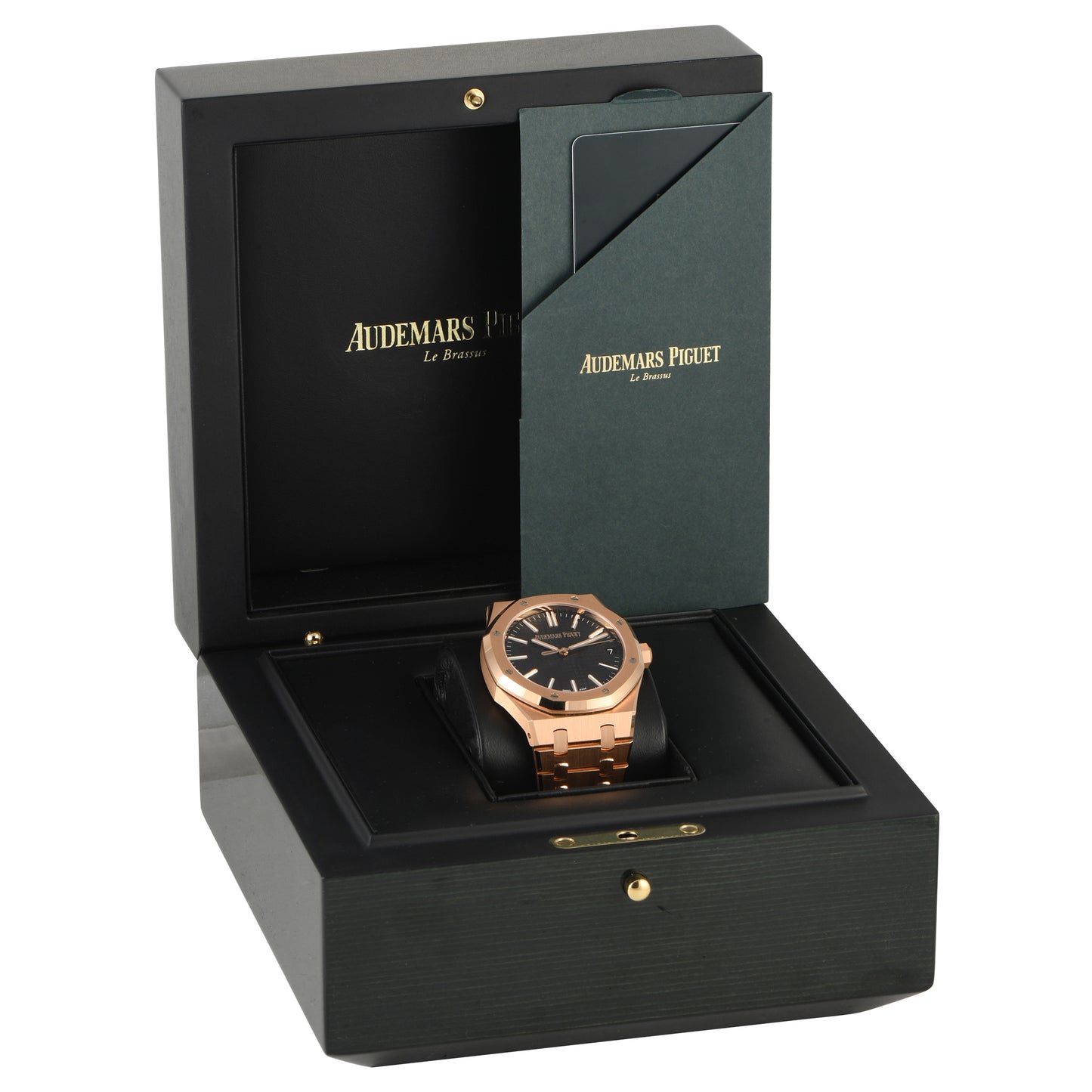 Audemars Piguet Royal Oak 18k Rose Gold Black Dial 15510OR.OO.1320OR.04