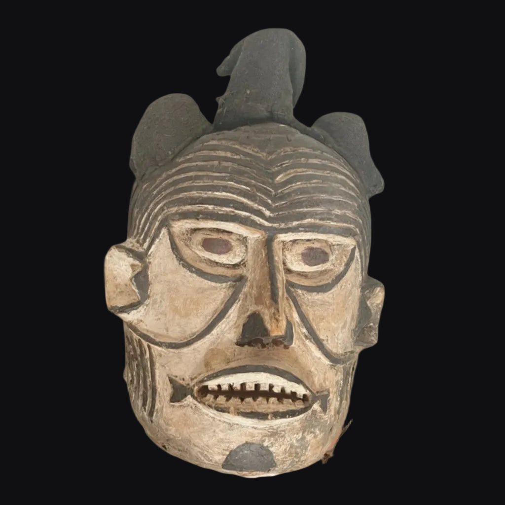 Ancient Igbo Mask Nigeria, H 33 cm