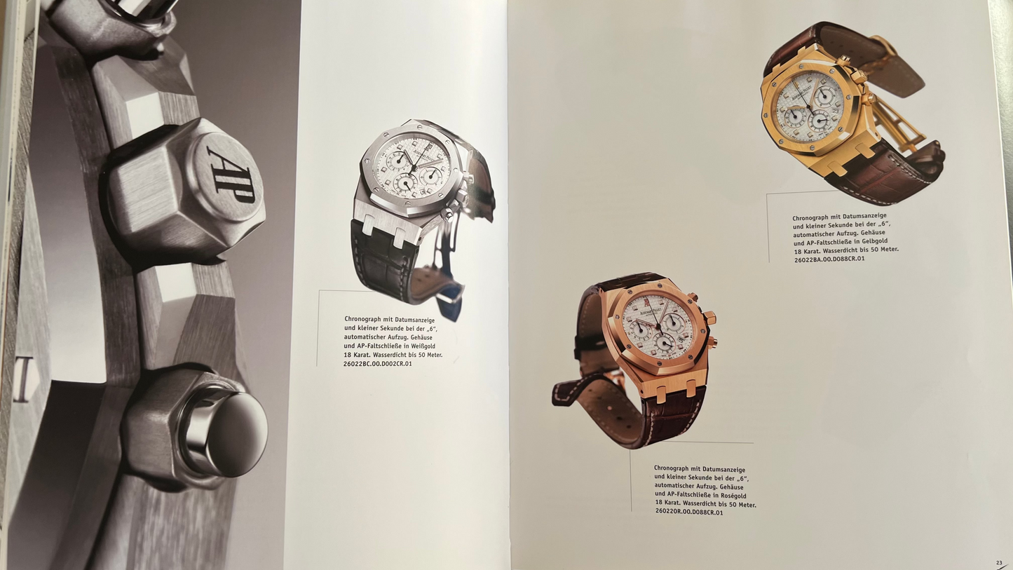Audemars Catalog Catalogue Katalog Rare Collection 2006-2007 with Türler price list