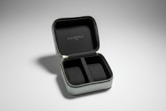 Audemars Piguet New Grey Travel Box Pouch / Box / Boîte / Scatola/Schachtel for 2 watches