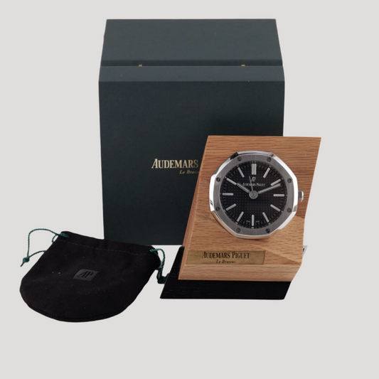 Audemars Piguet Royal Oak Steel Alarm Table Clock 