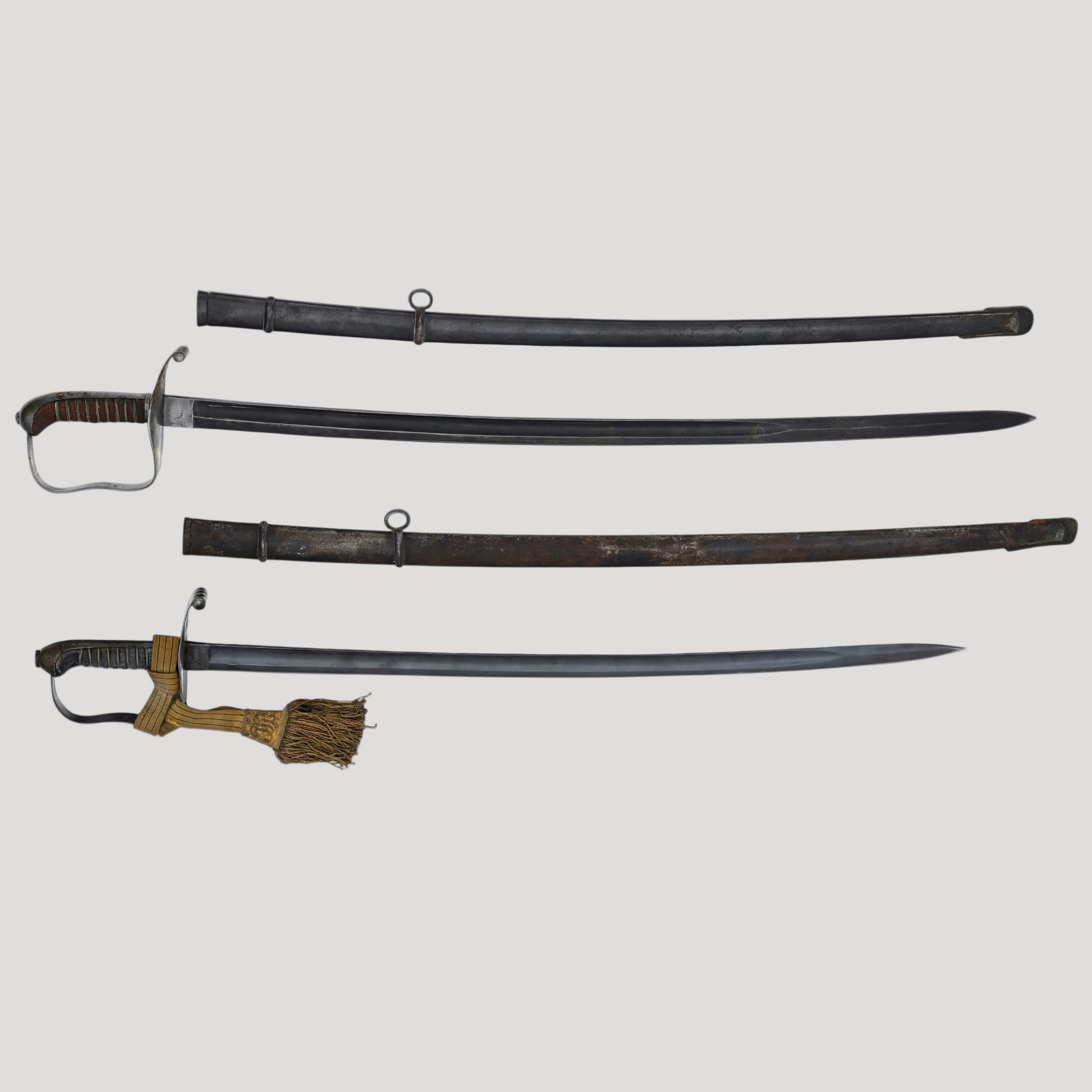 Austria, 2 M1861 officer's sabers: