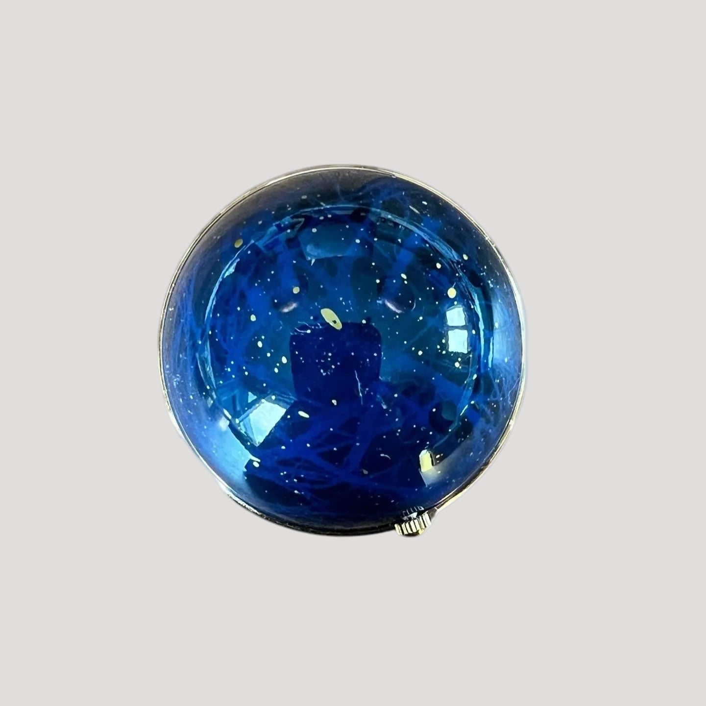 Avakian Lapis Lazuli Table Clock/ Horloge de table 1991