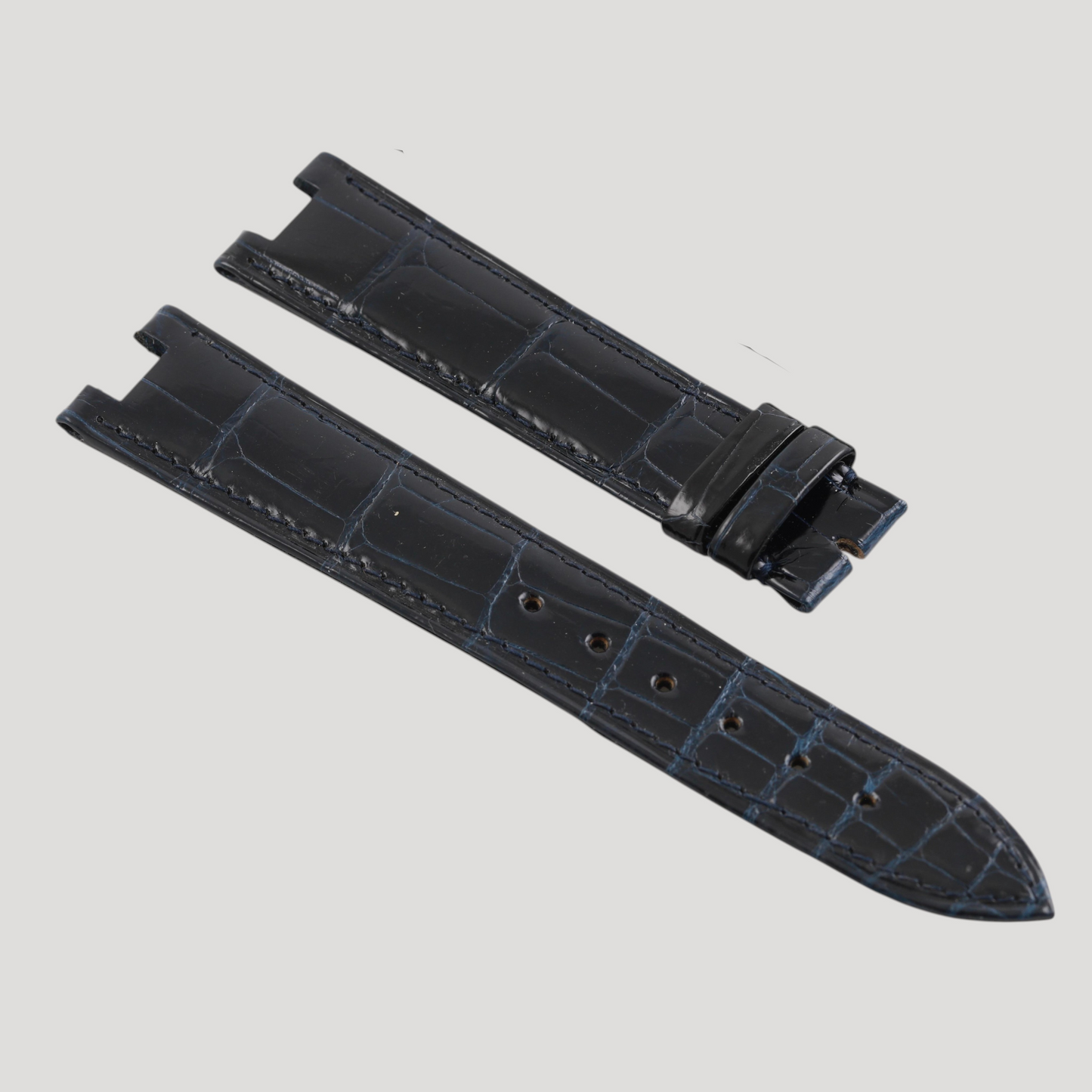 Bovet New Black Croco Leather Bracelet/Band/Strap